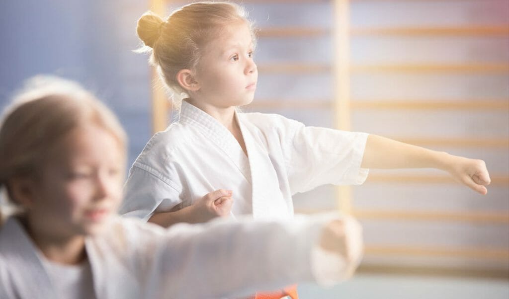 Savage Martial Arts students training