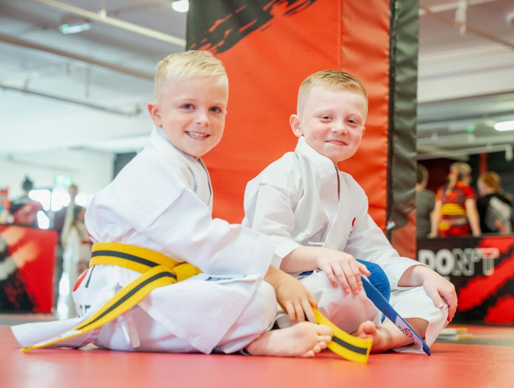 Savage Martial Arts students training